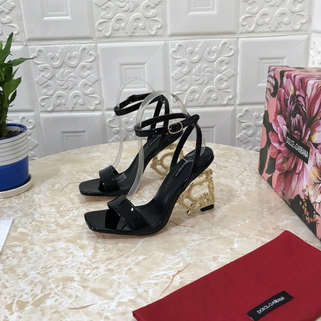 [TOP] Dolce & Gabbana D&G Crystal Logo Heels Pumps - 11 Colours