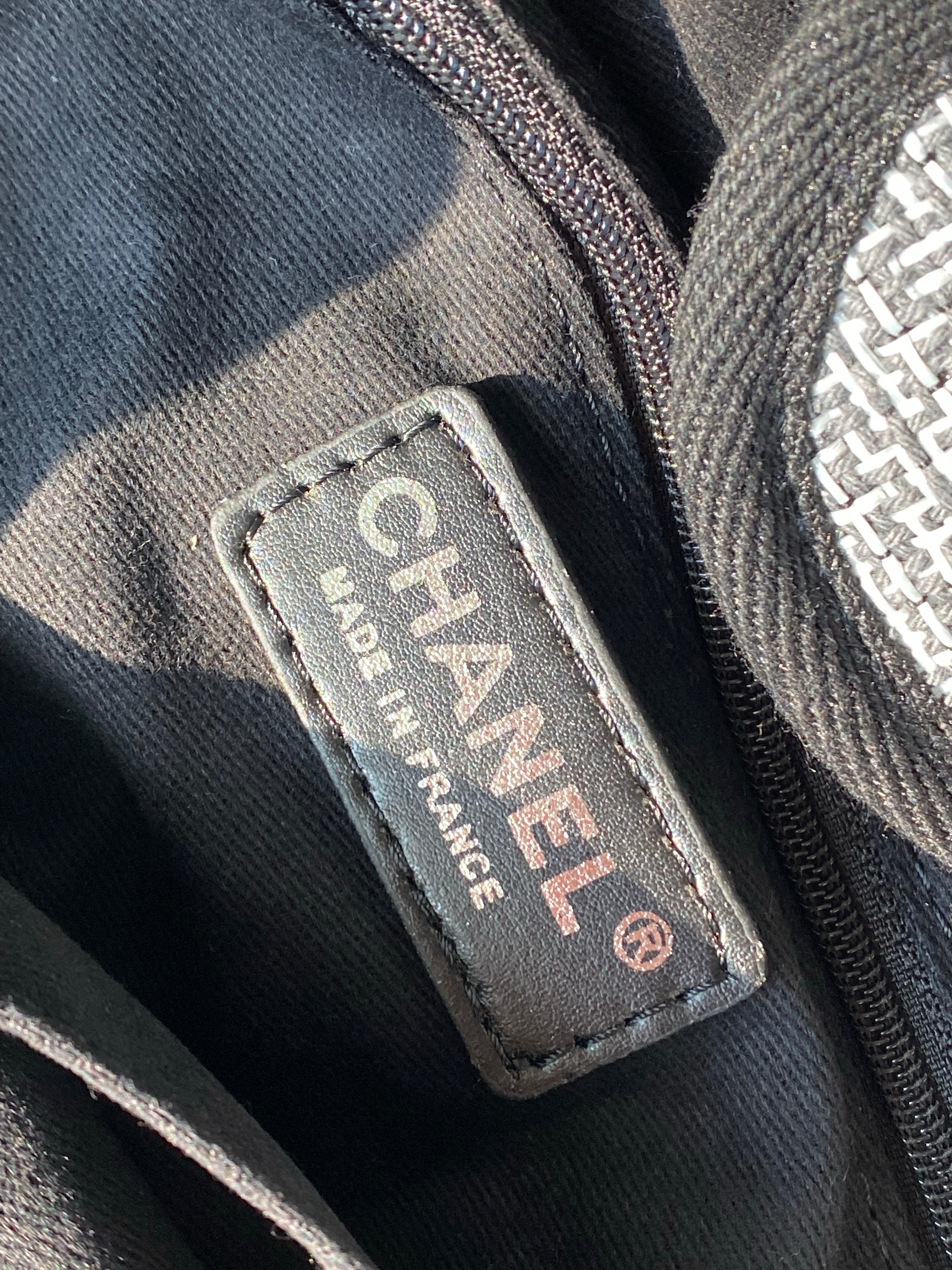 [TOP] CHANEL Deauville Top Handle Tote small 35cm - Charcoal