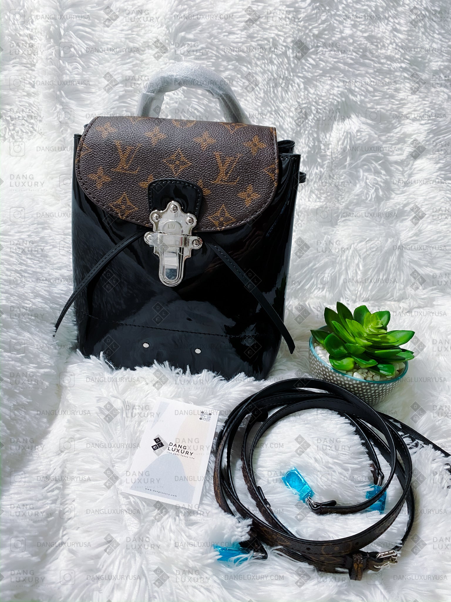 [TOP] Louis Vuitton LV Hot Springs Backpack Monogram 22×7×12 cm-Brown