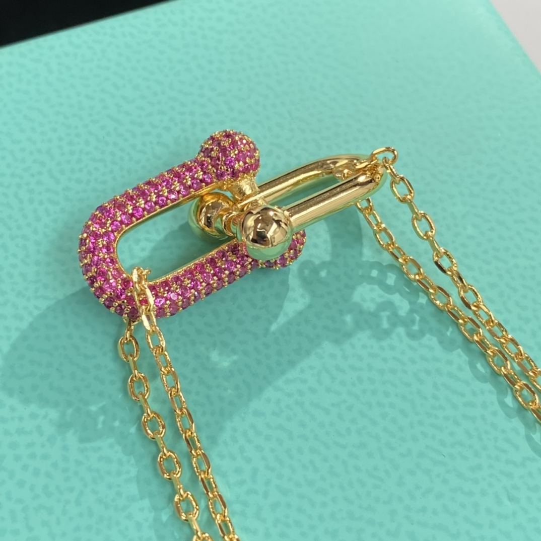 [TOP] Tiffany & Co. Lock Necklace