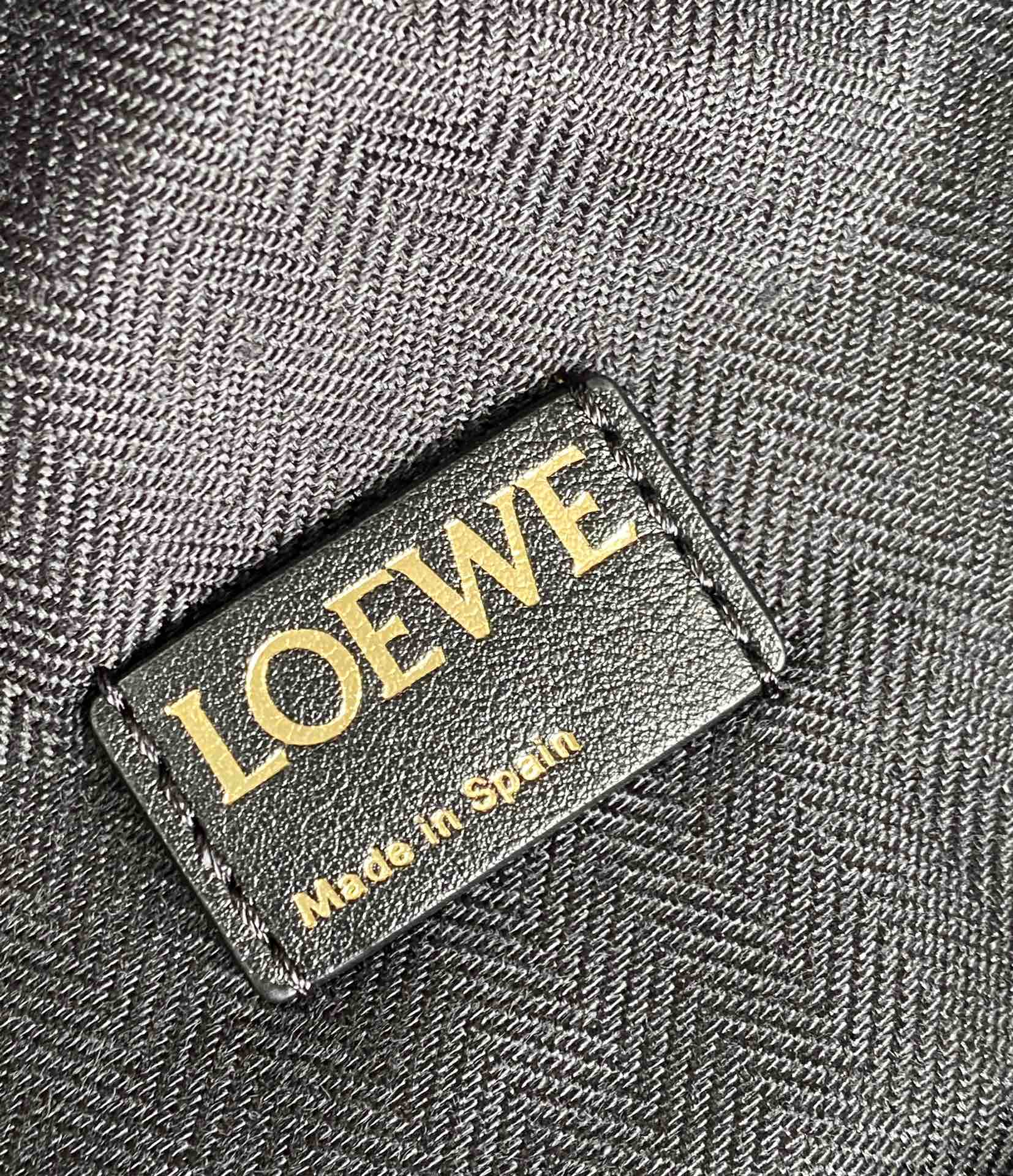 [TOP] LOEWE Cubi Bag Anagram 21*12*17cm/25*21*16.5cm - Black