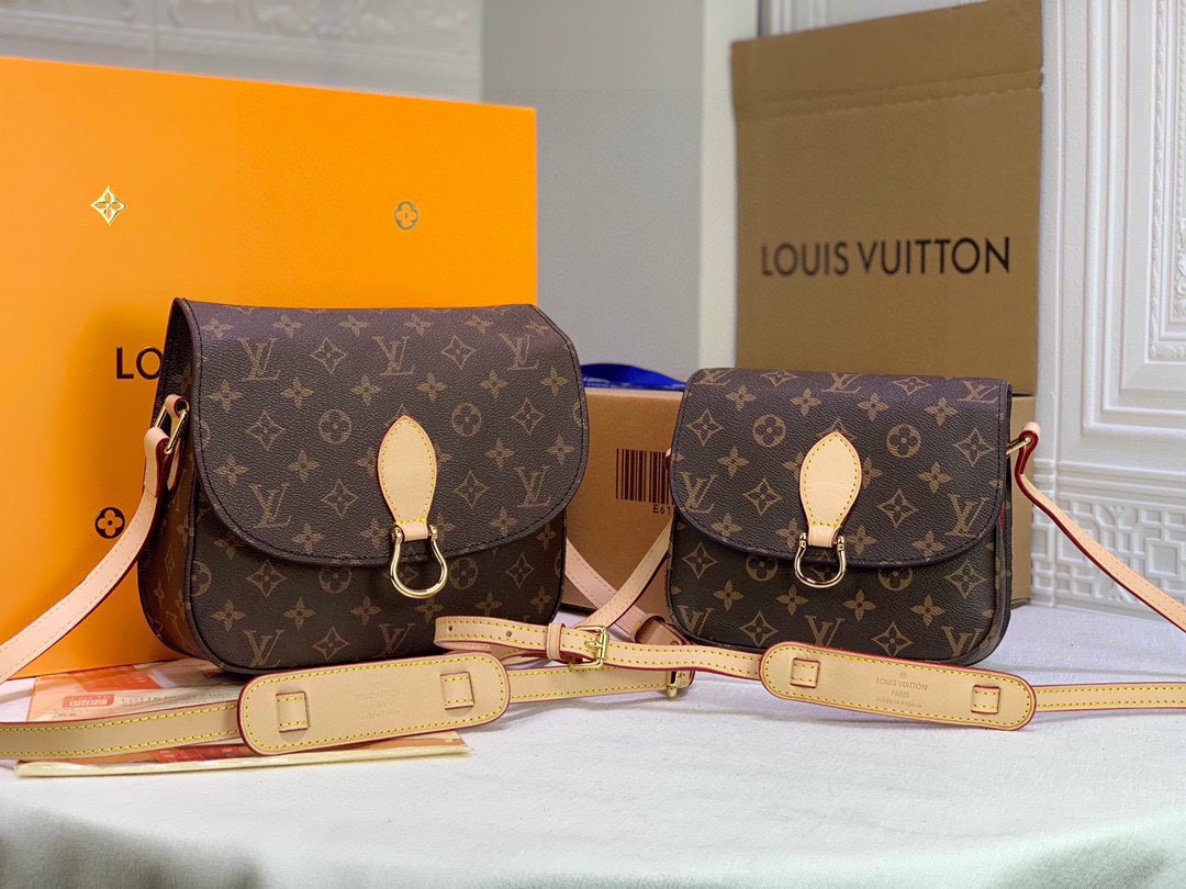 [TOP] Louis Vuitton LV LVSaint Cloud Monogram canvas bag