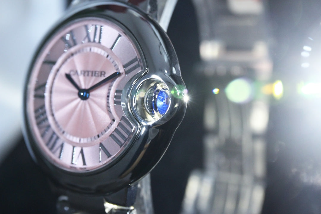 [TOP] Cartier Ballon Bleu Watch - Pink Dial