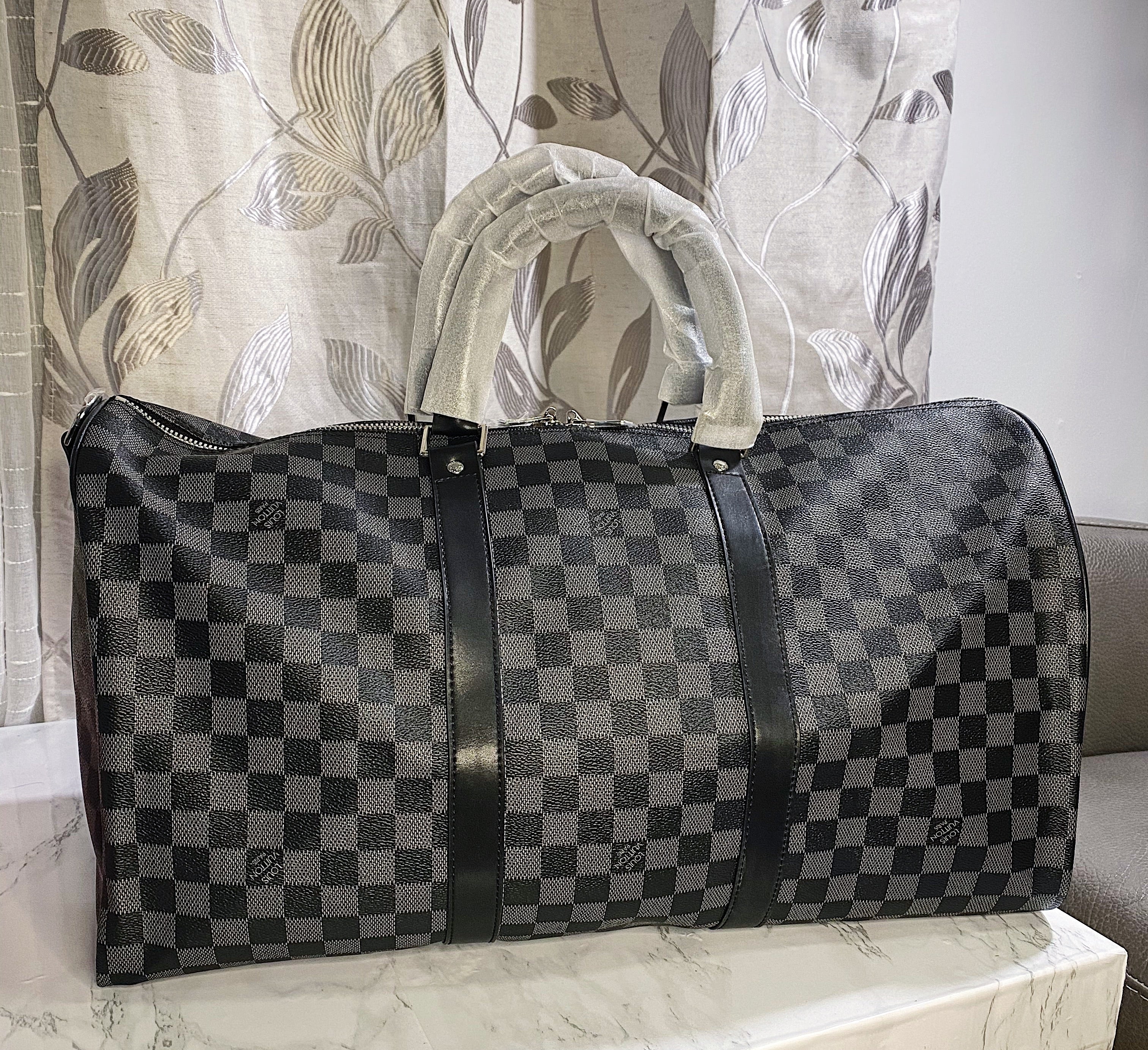 [TOP] Louis Vuitton LV Duffle Travel Bag Keepall Bag 50cm-Black