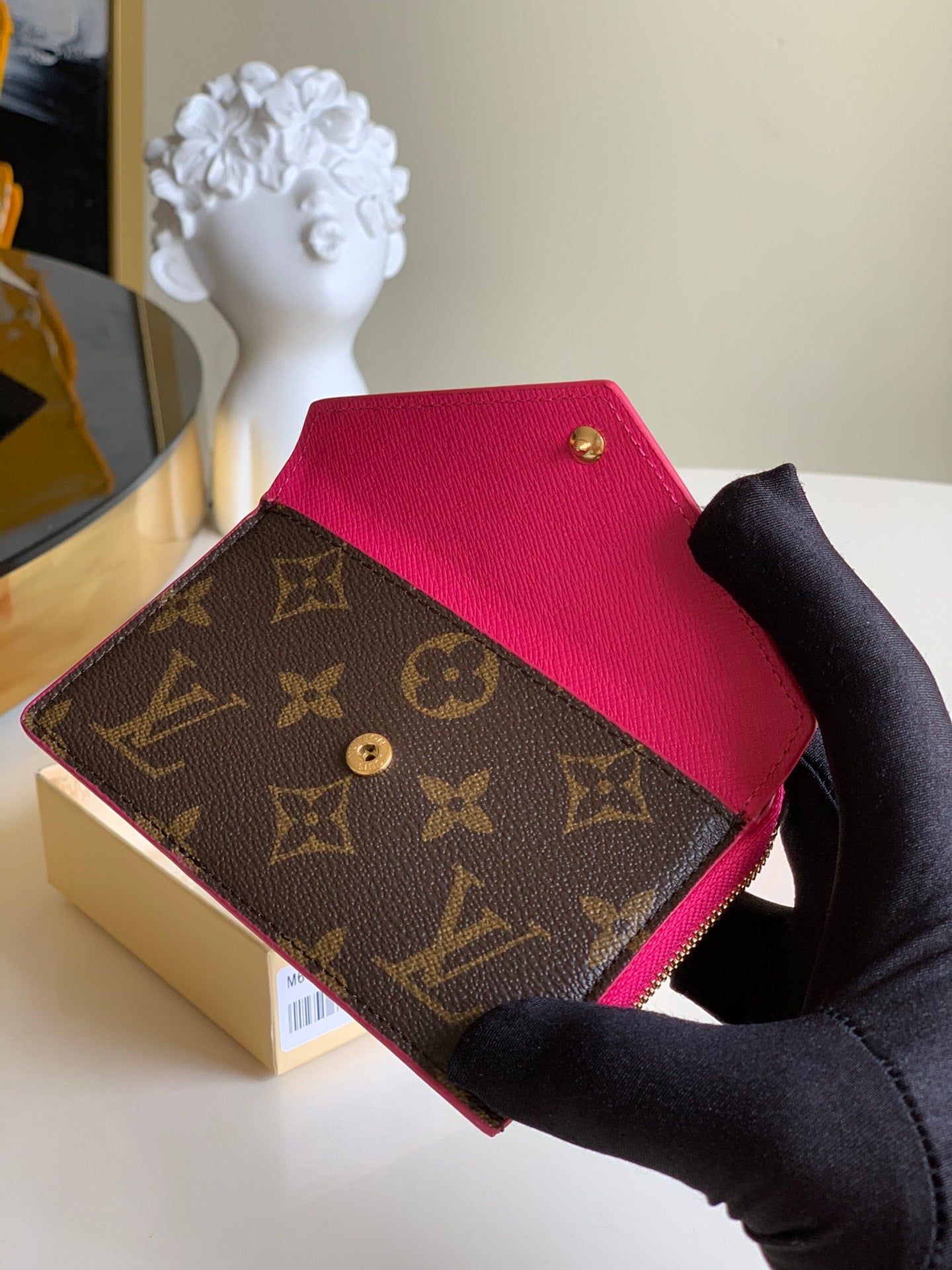 [TOP] Louis Vuitton LV LV Compact Key Wallet - Monogram