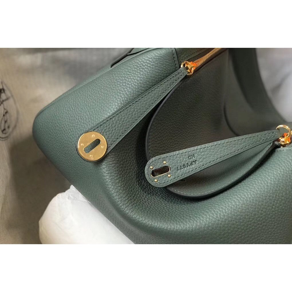 [TOP] HERMES Lindy 26cm - Dark Green