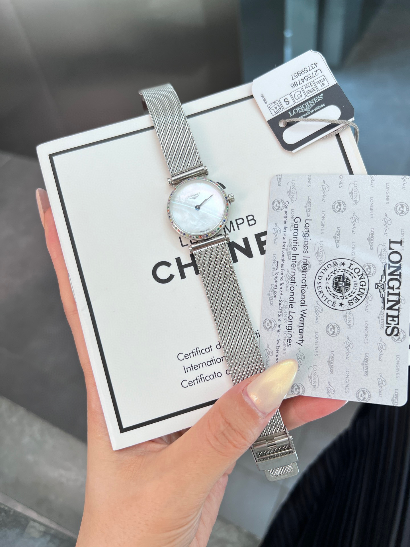 [TOP] LONGINES Colourful Diamonds Lady Watch - 2 Colors