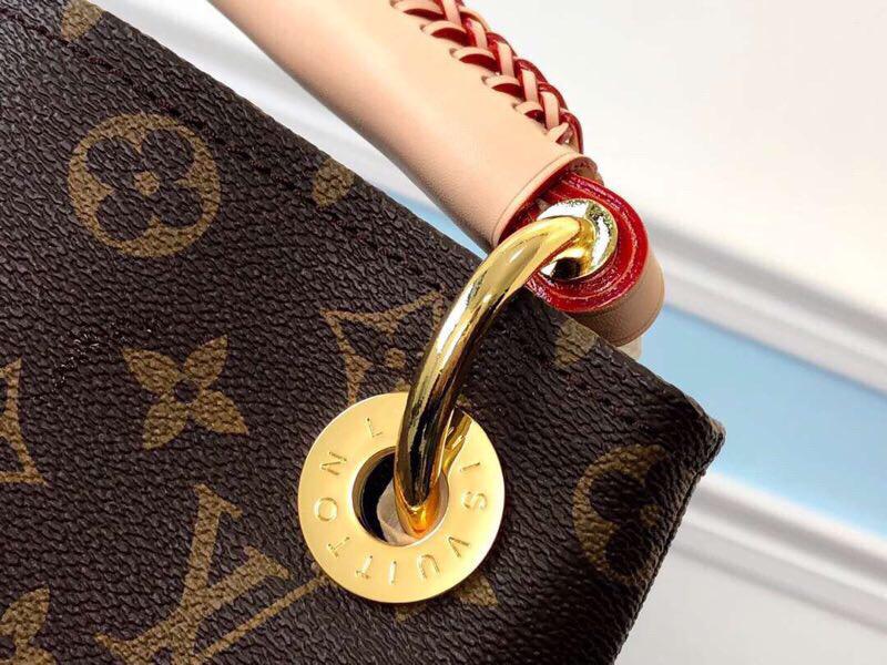 [TOP] Louis Vuitton LV Monogram Empreinte Artsy MM 41 x 32 x 22 cm-Brown