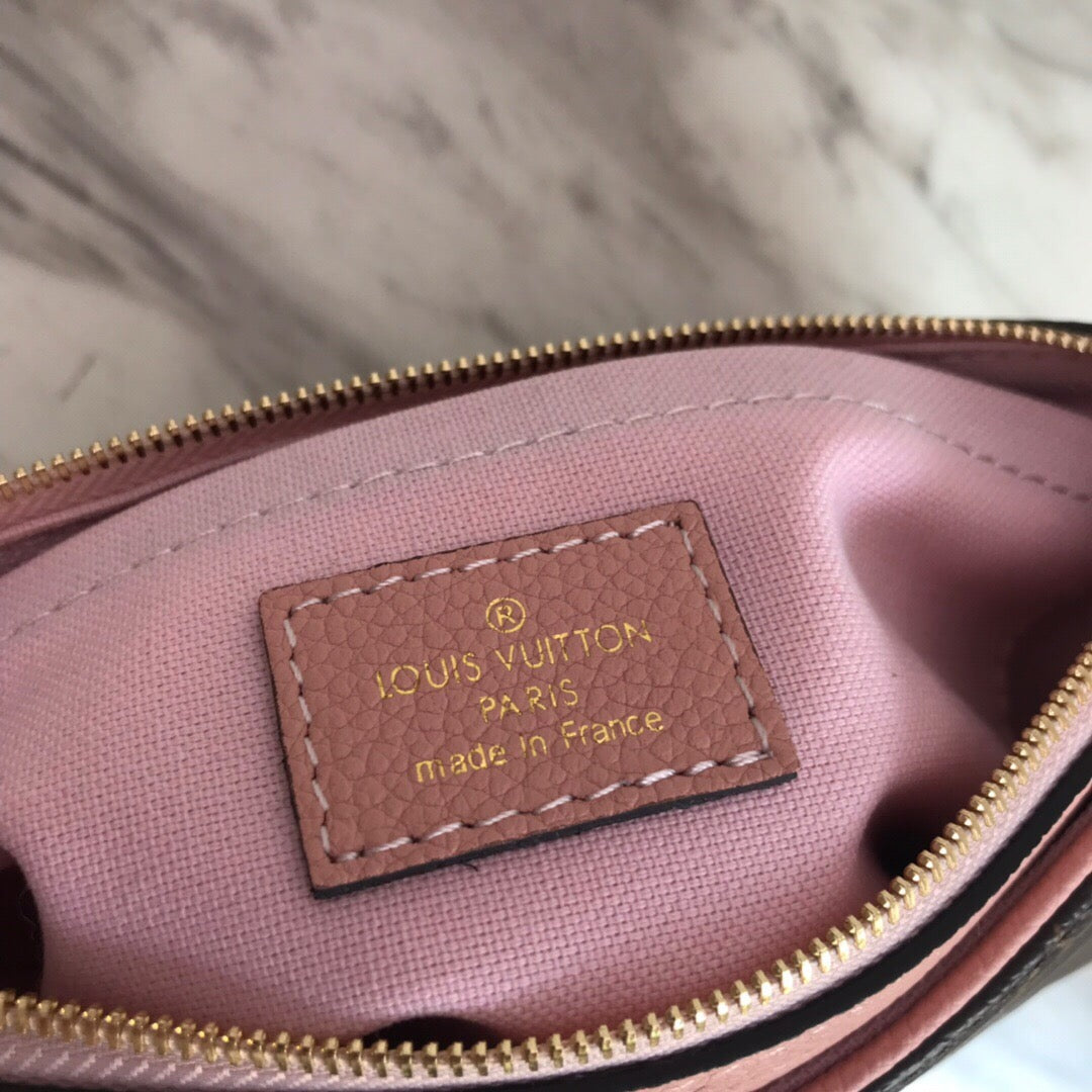 [TOP] Louis Vuitton LV  Palas Clutch 21.5 x 12.5 x 5 cm- Pink