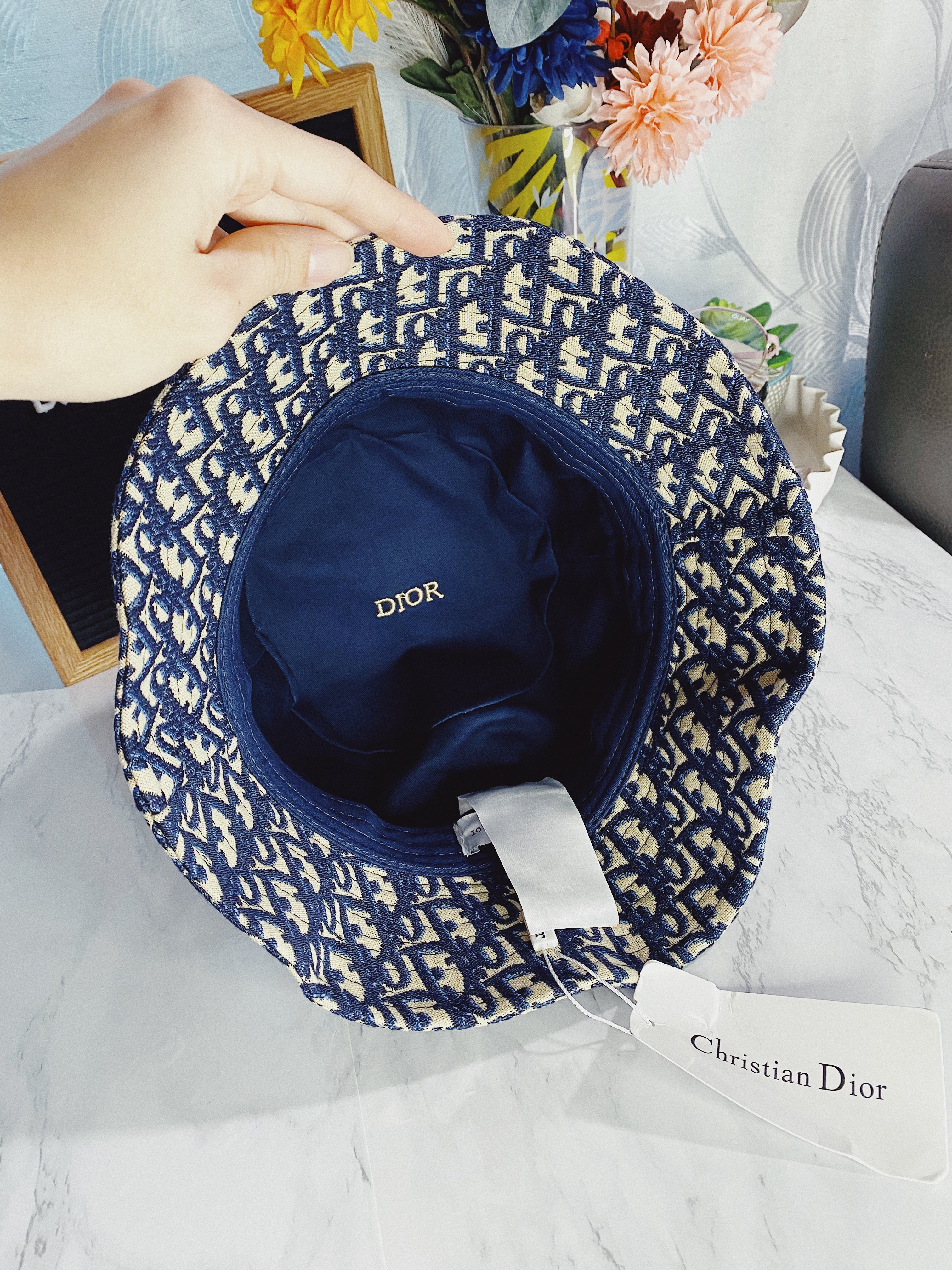 [TOP] Christian Dior Bucket  ama Hat