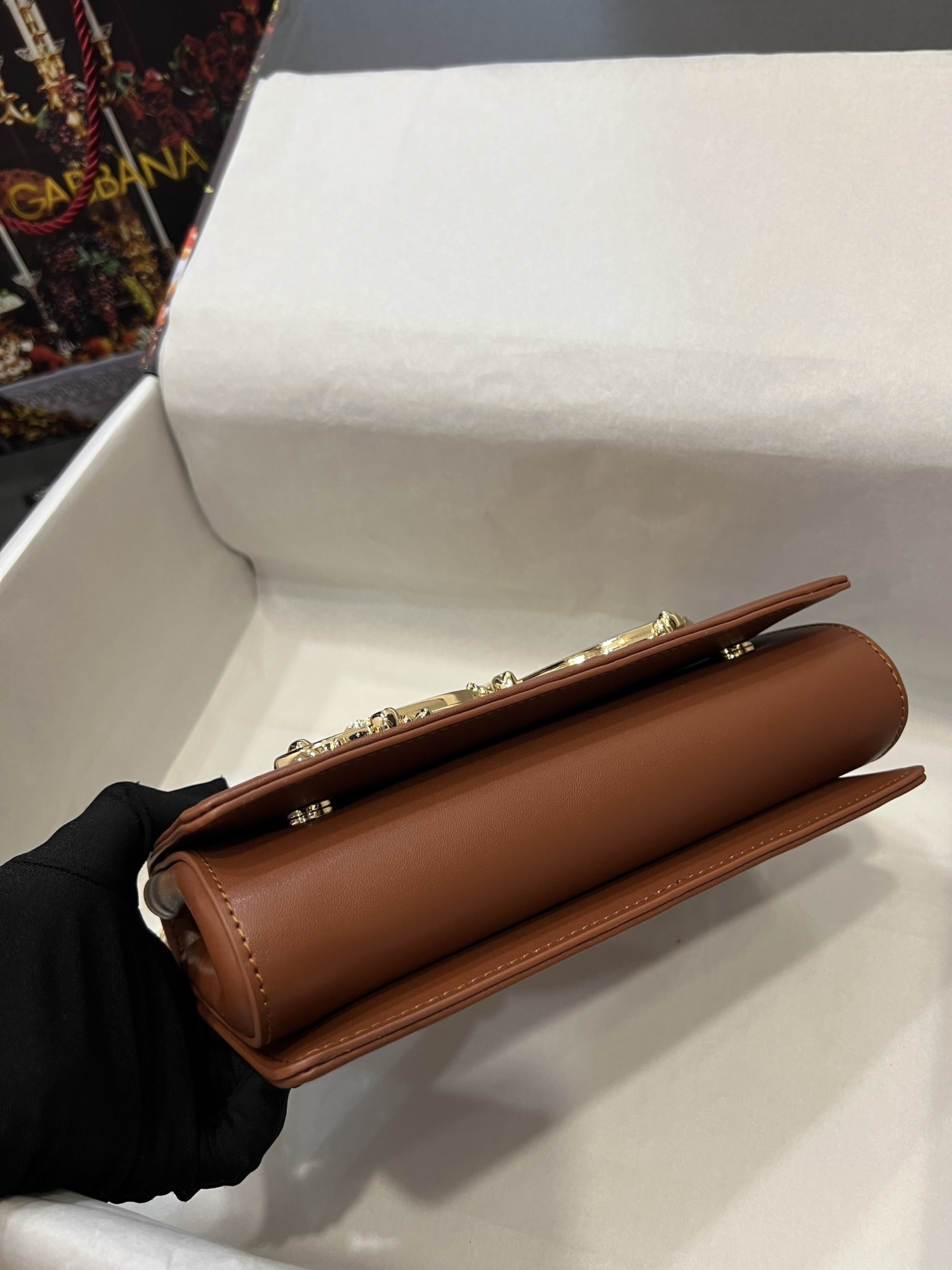 [TOP] Dolce & Gabbana D&G Nappa Leather DG Girls Bag 21*4*15  - 6 Color