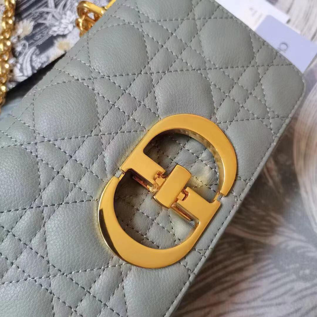 [TOP] Christian Dior Caro Bag Small - Cloud Blue