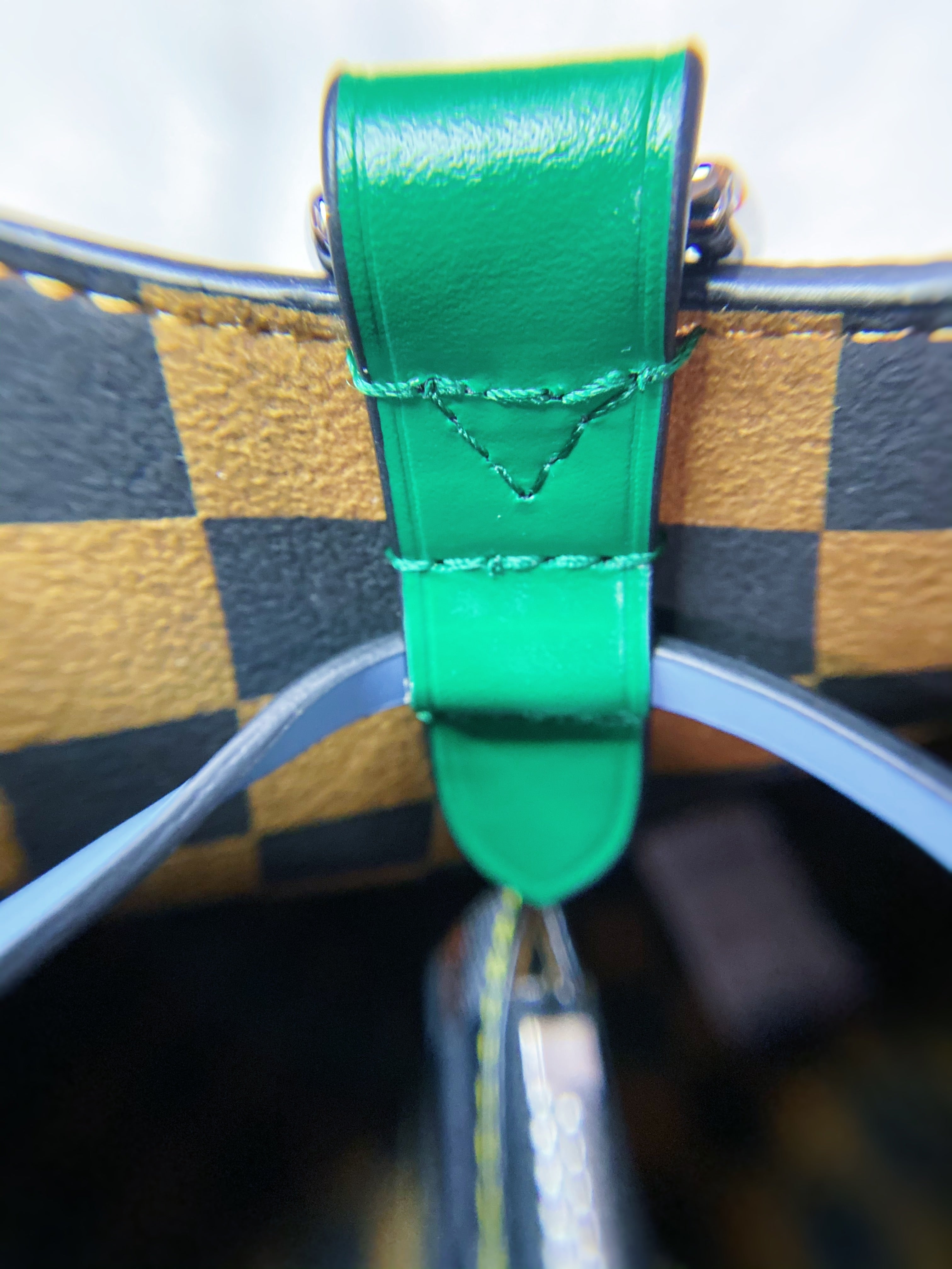 [TOP] Louis Vuitton LV Noe Bag 34x26x19cm- Damier Black/White Bag