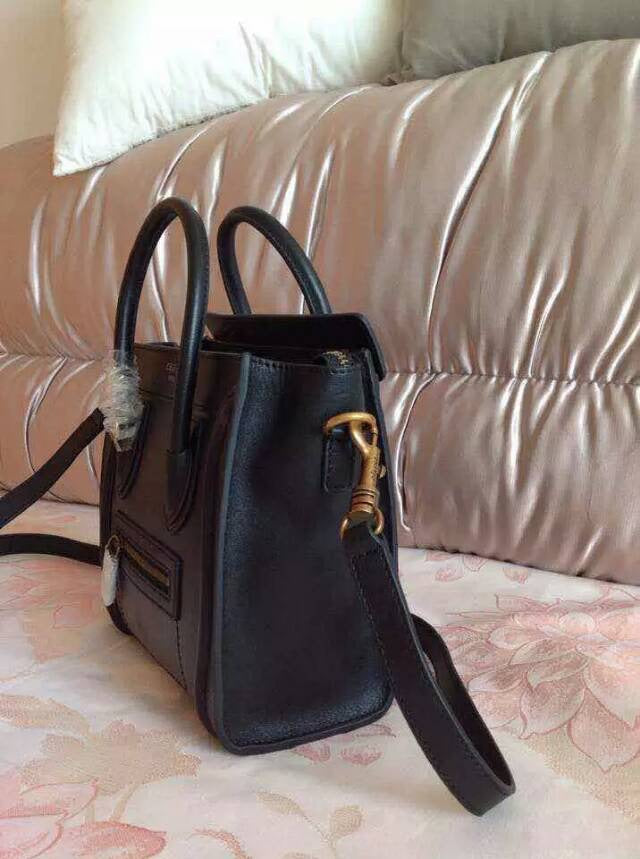 [TOP] CELINE Nano Luggage Bag In Smooth Calfskin 20x20x10cm