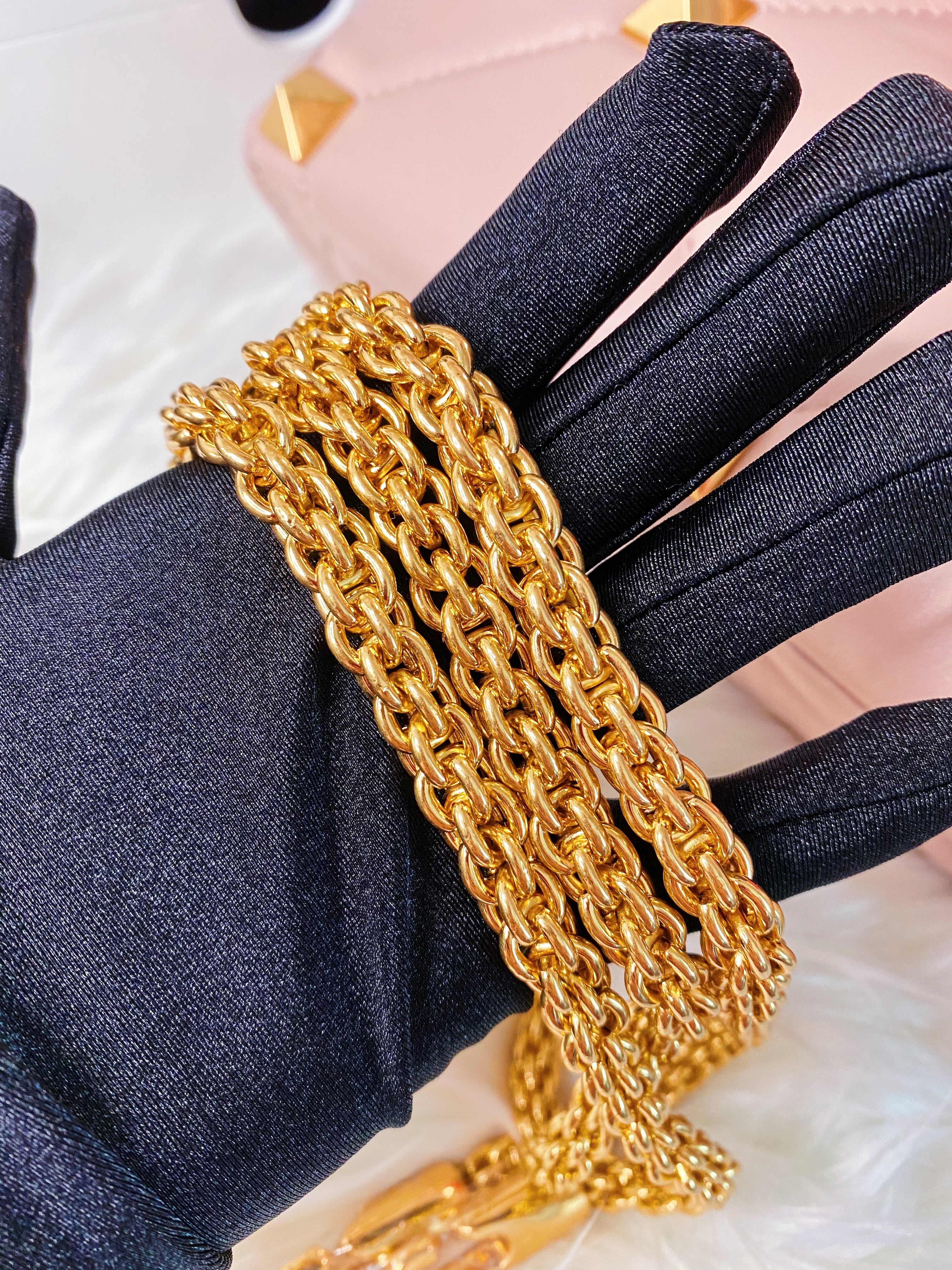 [TOP] VALENTINO  Roman Stud Nappa Chain Bag