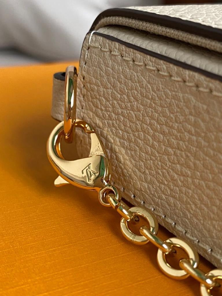 [TOP] Louis Vuitton LV £V Felicie Pochette By The Pool 21X12X3cm - Orange