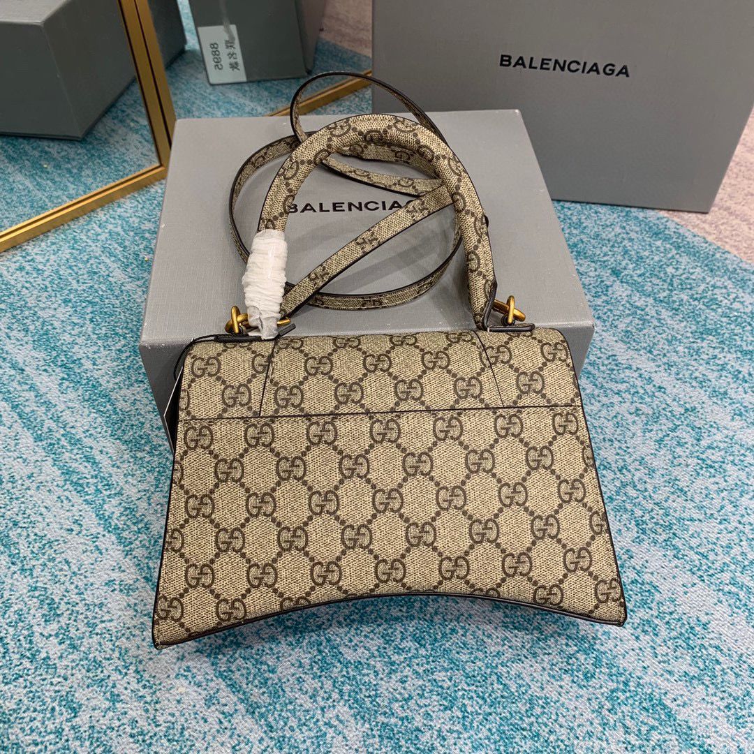 [TOP] GUCCI x BALENCIAGA Small Hourglass Bag 23x14x10cm