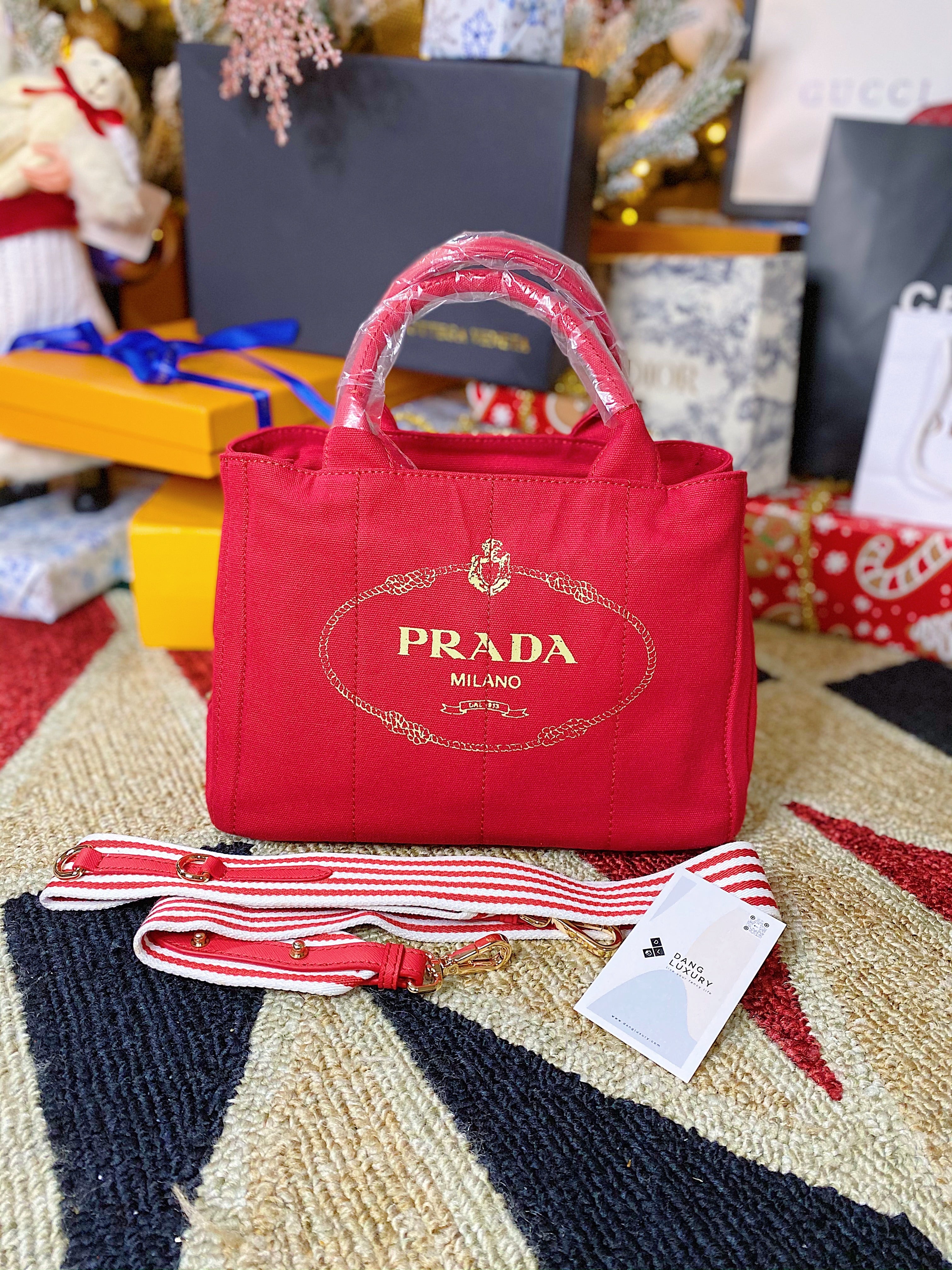 [TOP] PRADA Tote Bag - RED
