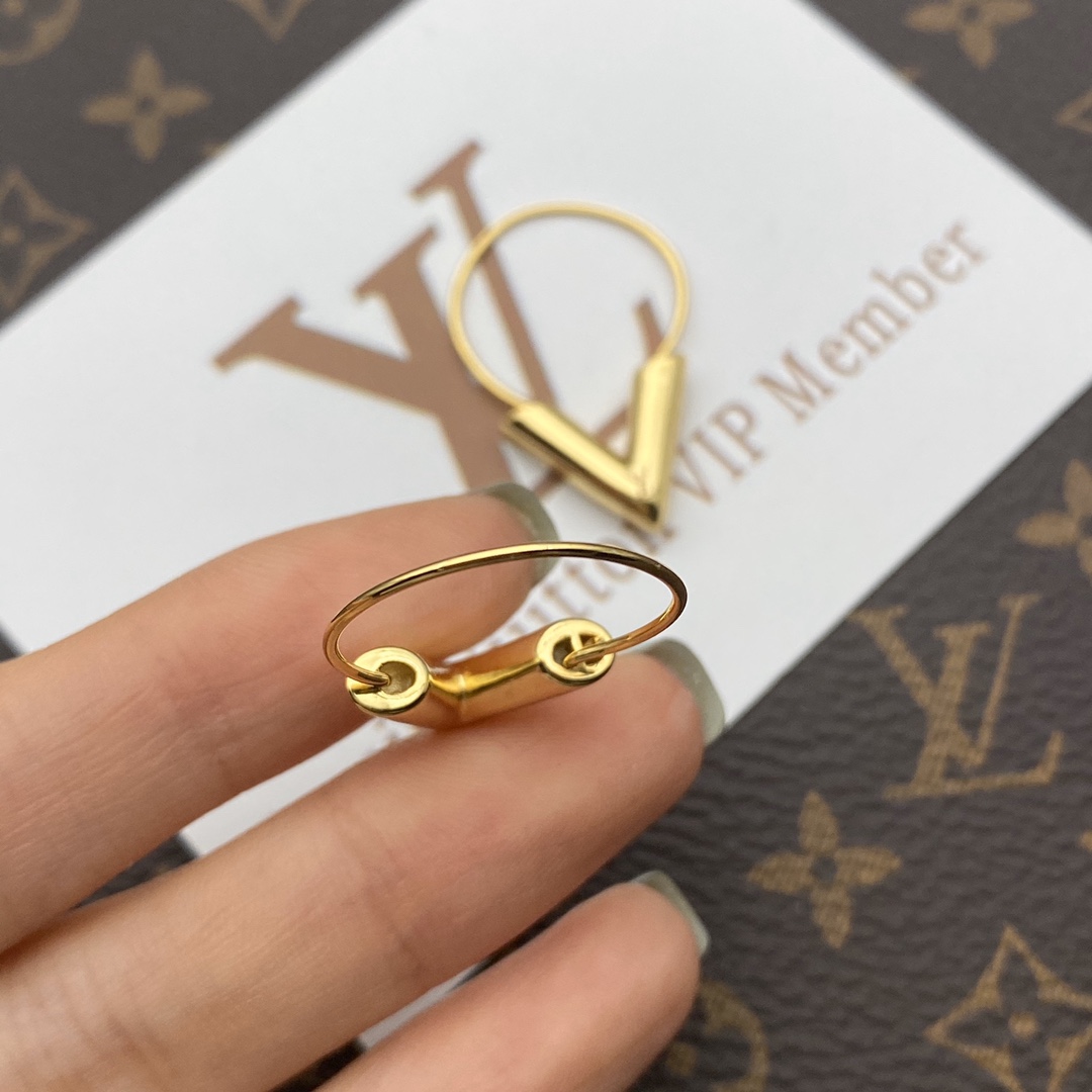 [TOP] Louis Vuitton LV LV Volt Earrings