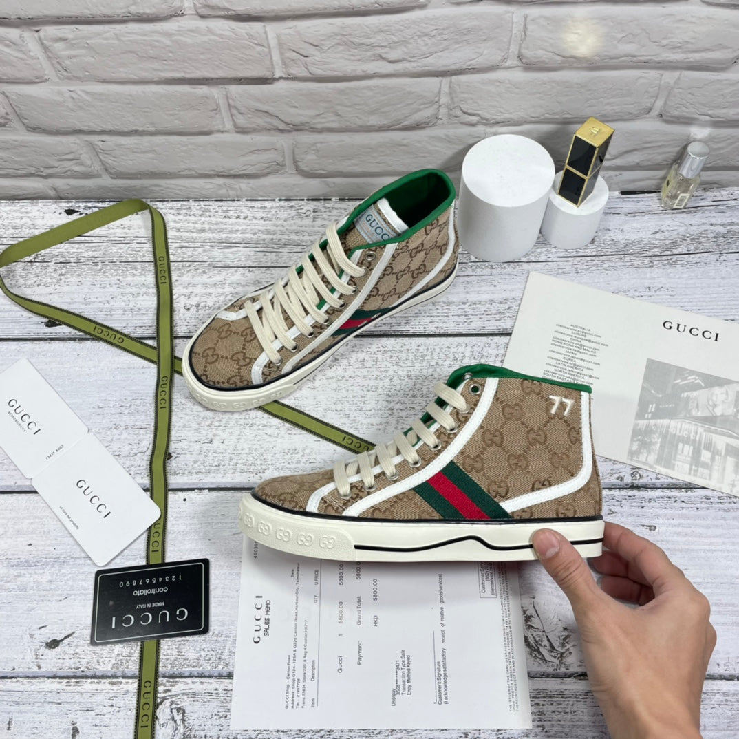 [TOP] GUCCI G*G Supreme High Top 1977 Sneakers