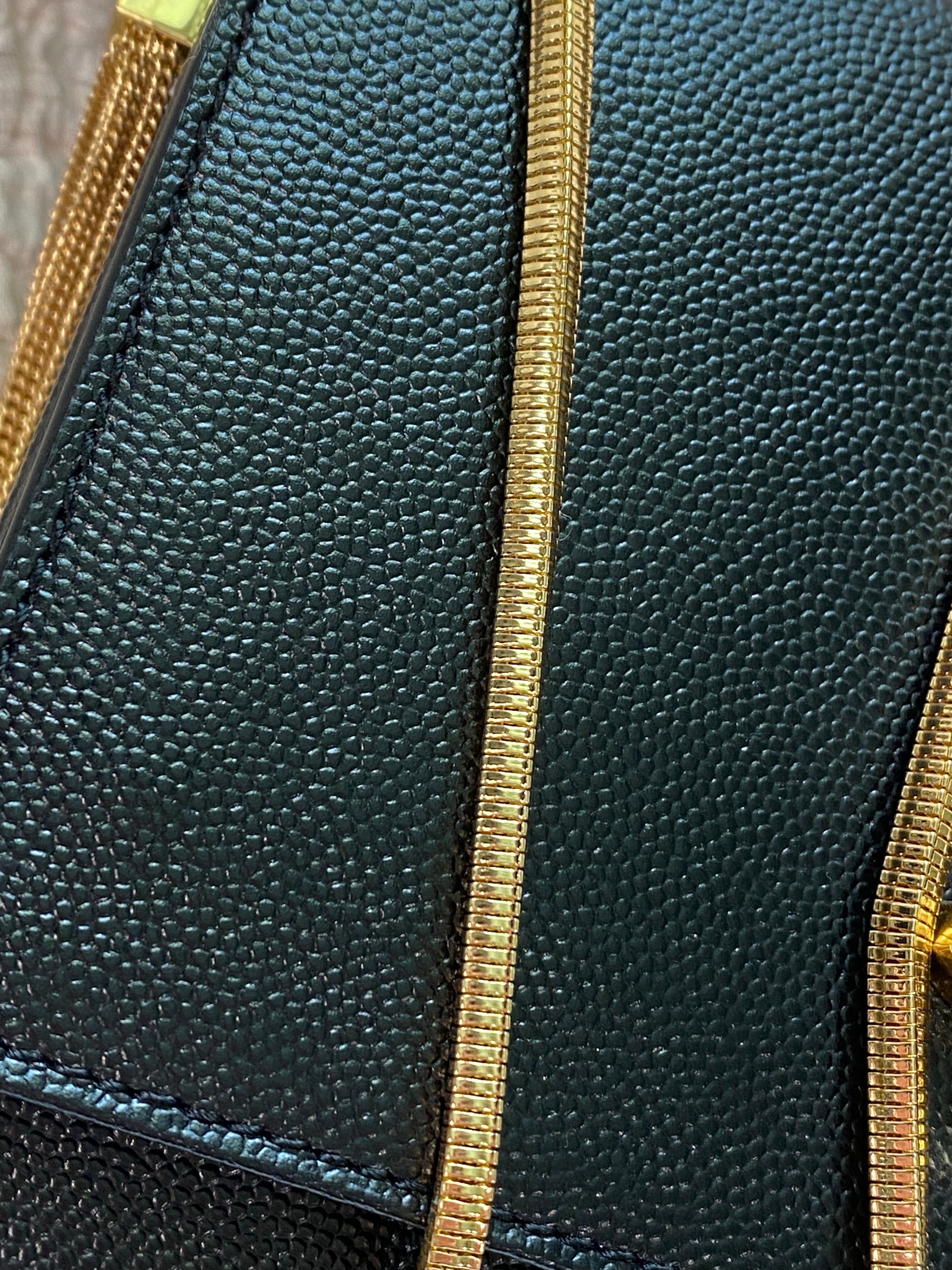 [TOP] Yves Saint Laurent YSL Monogram Kate Box Bag - Black