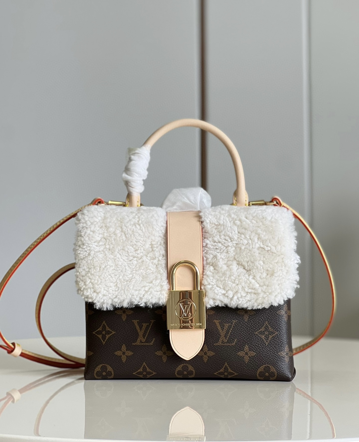 [TOP] Louis Vuitton LV Locky Bag BB 21x17x8cm- Monogram