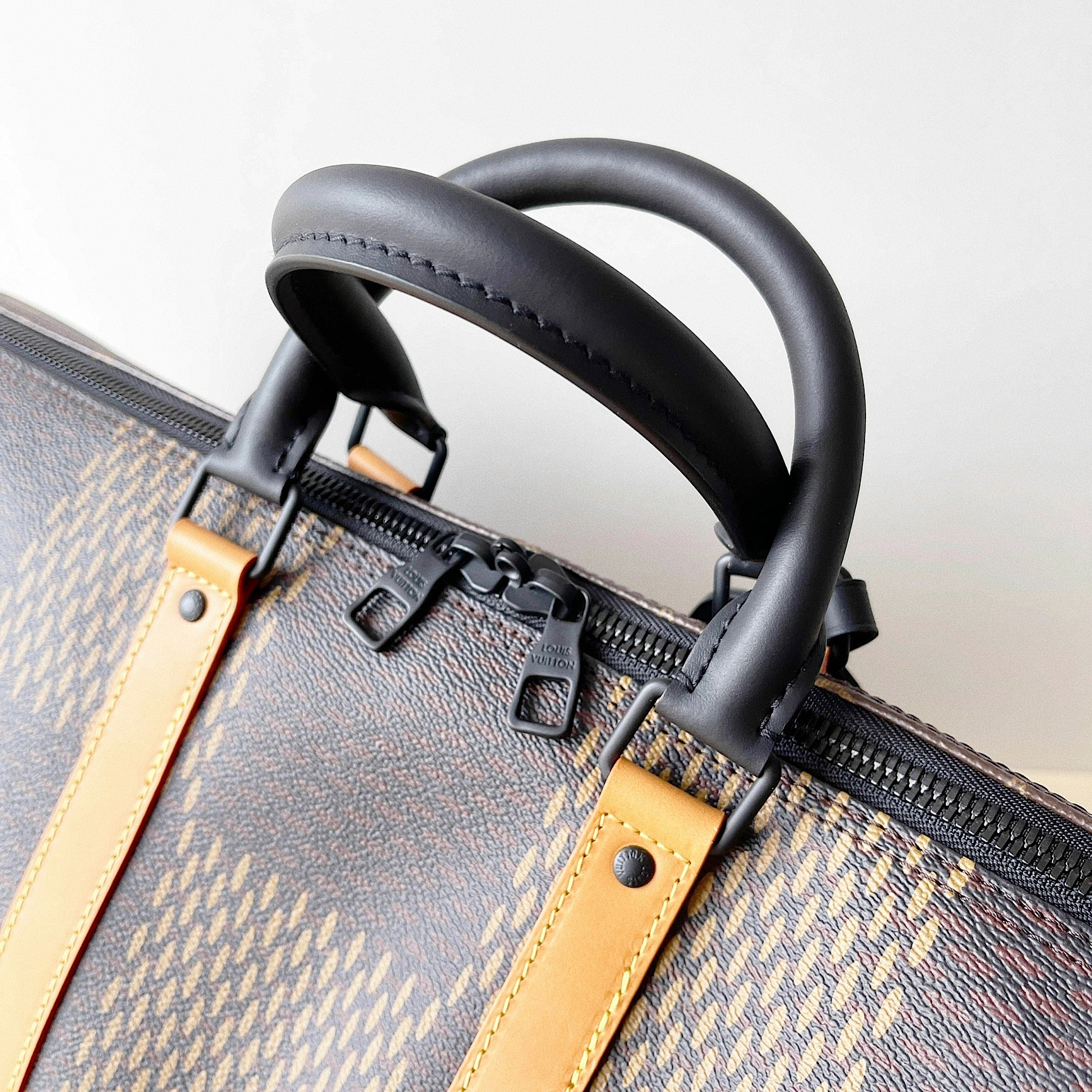 [TOP] Louis Vuitton LV L*V x Nigo Keepall 50 Bag-Brown