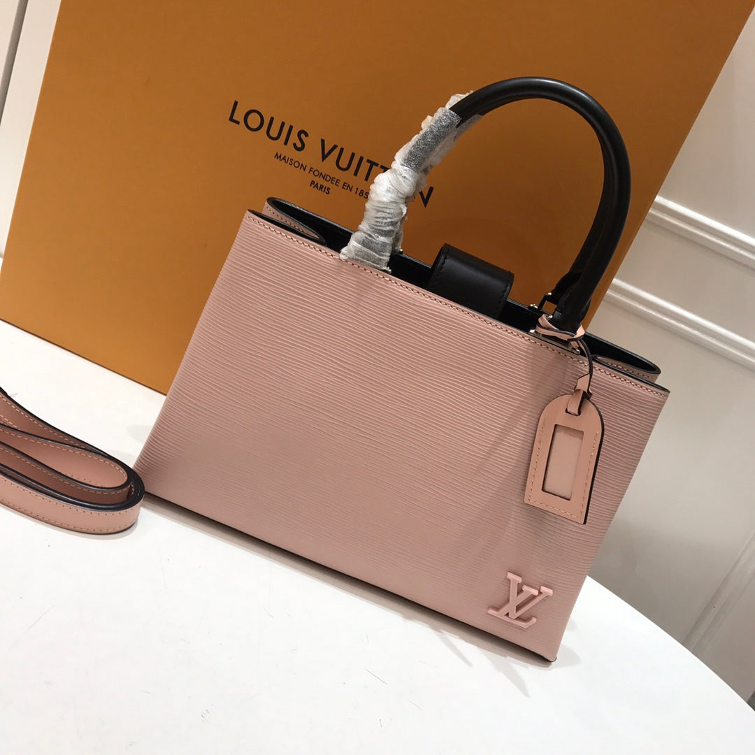[TOP] Louis Vuitton LV L*V Epi Kleber PM Bag 31×20×11CM- Pink