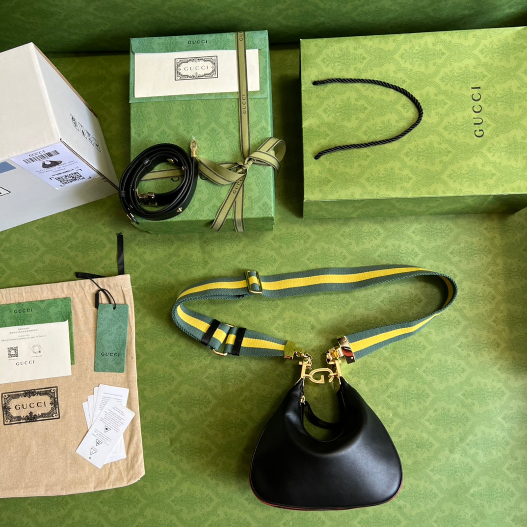 [TOP] GUCCI GG Attache Small Bag - Black