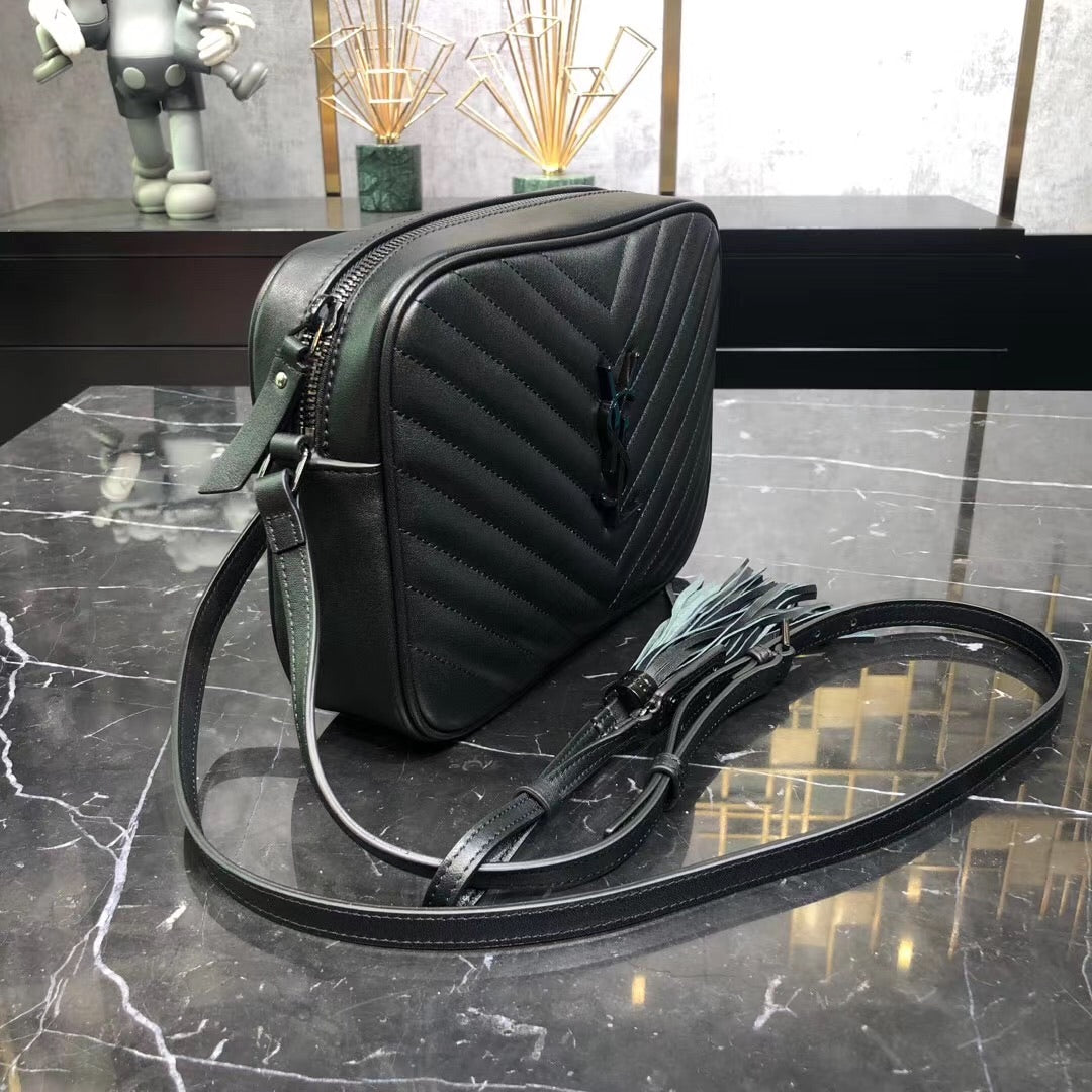 [TOP] Yves Saint Laurent YSL YSL LouLou Camera Bag - Black