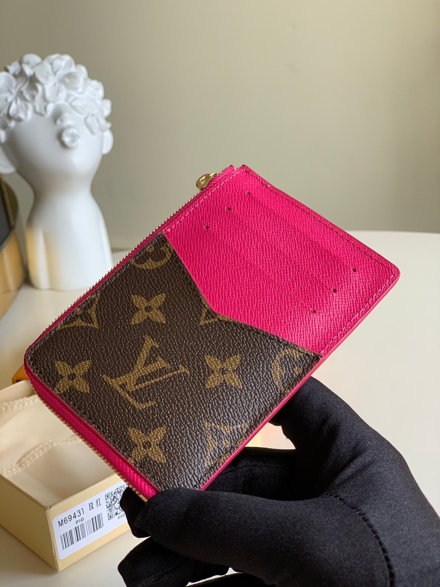[TOP] Louis Vuitton LV LV Compact Key Wallet - Monogram