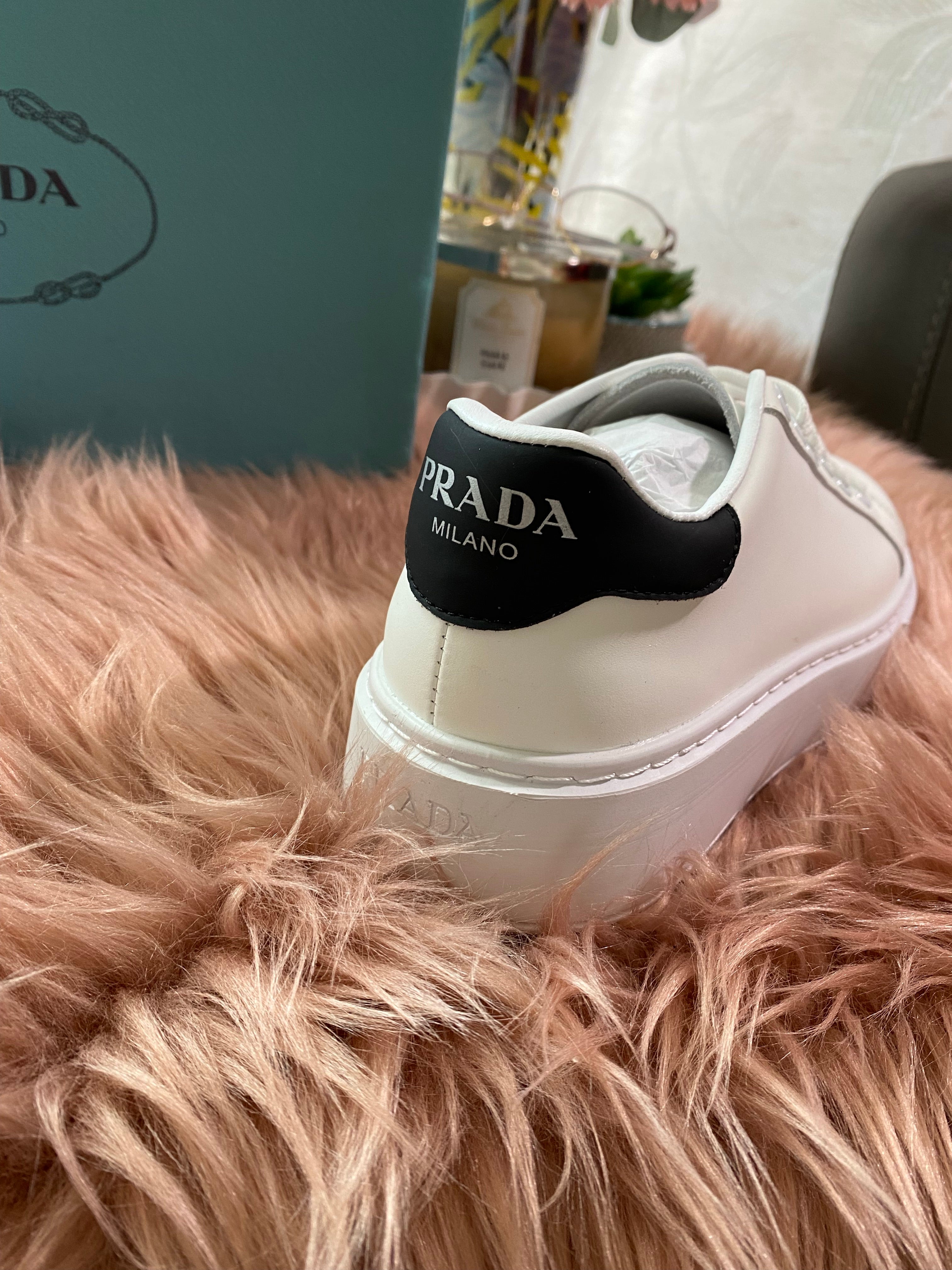 [TOP] PRADA Sneakers - White and Black