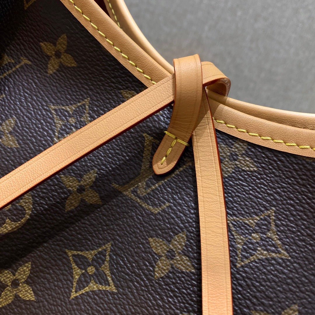 [TOP] Louis Vuitton LV Carryall Monogram Bag-2 sizes-Brown