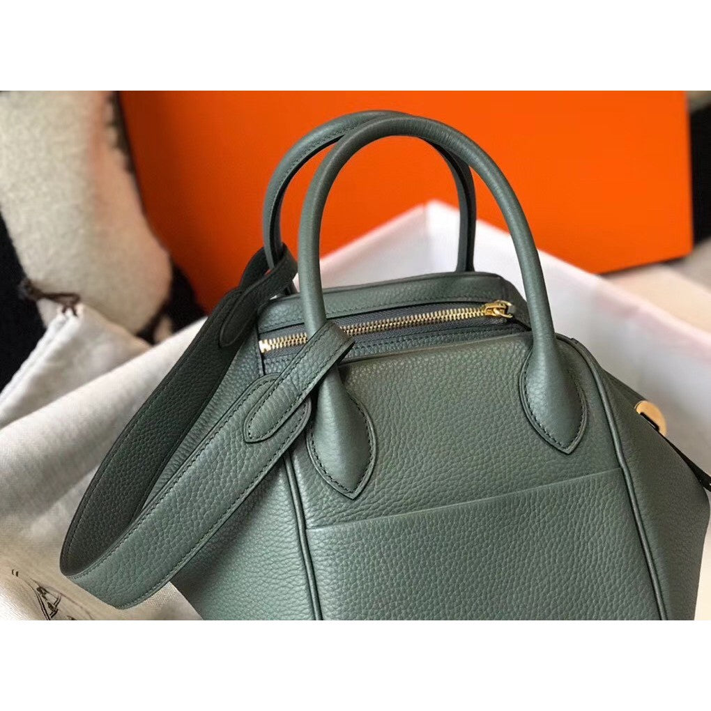 [TOP] HERMES Lindy 26cm - Dark Green