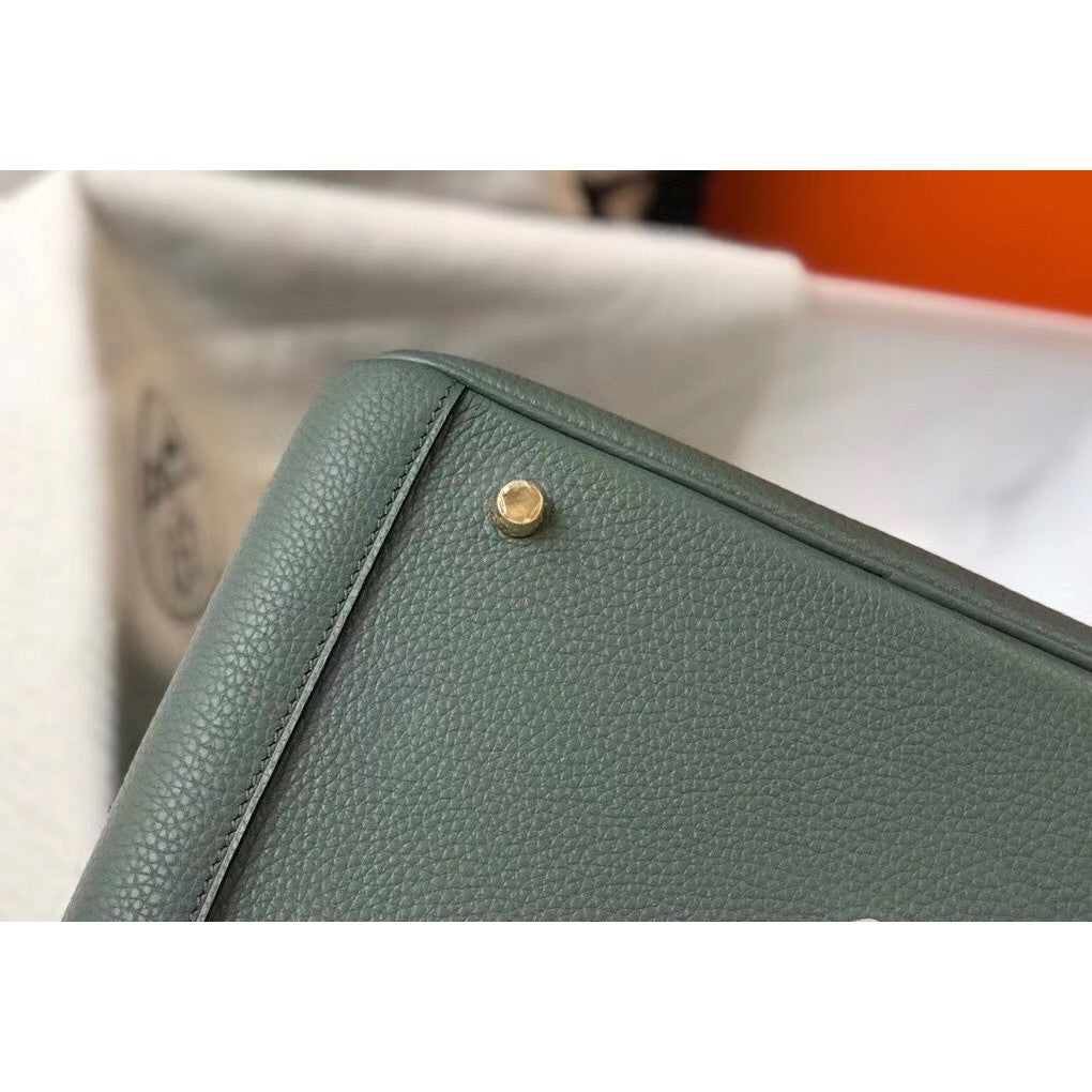 [TOP] HERMES Lindy 26cm - Dark Green