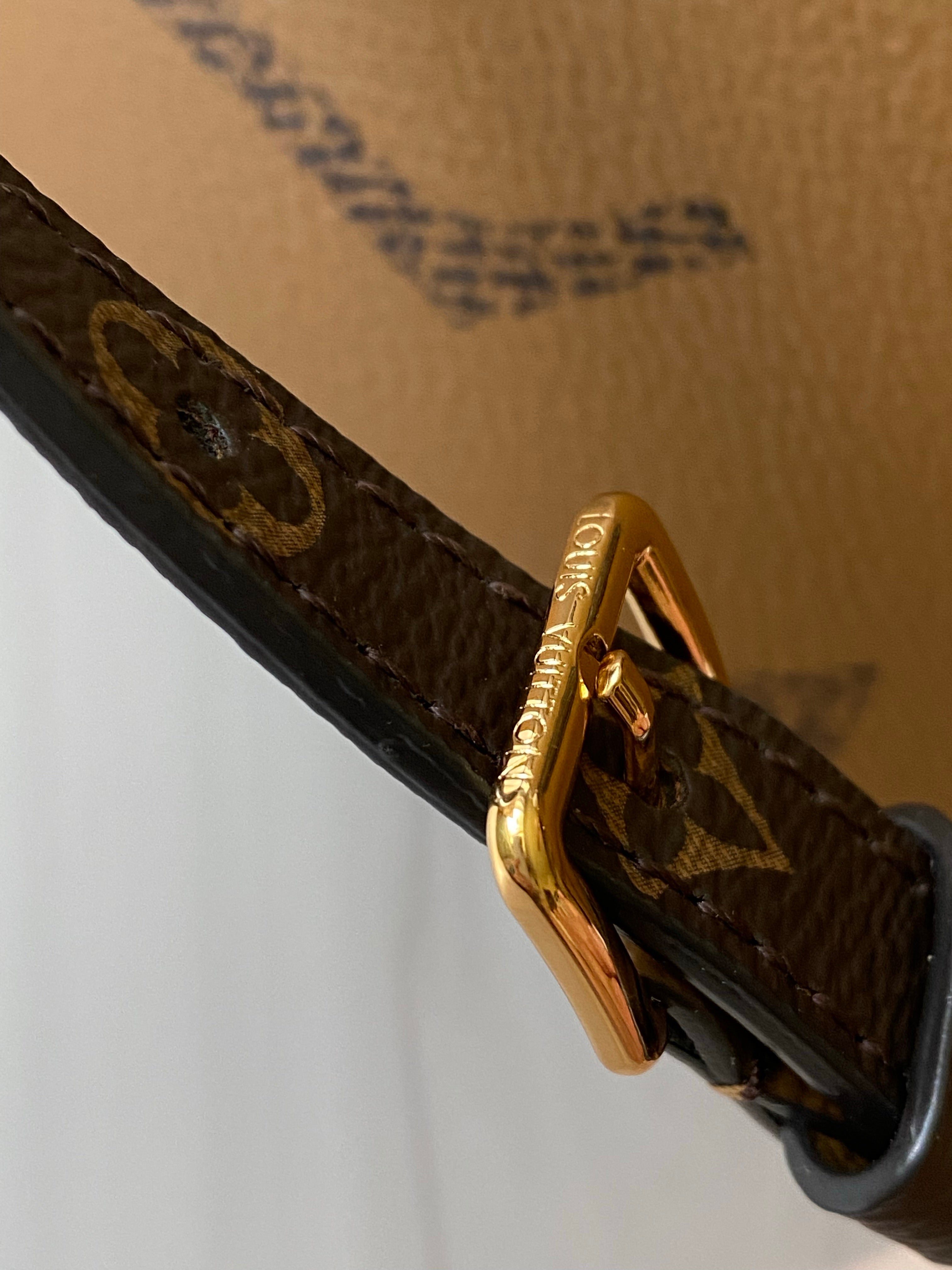 [TOP] Louis Vuitton LV £V Reverse Monogram On The Go PM 25X19X11.5cm-Brown