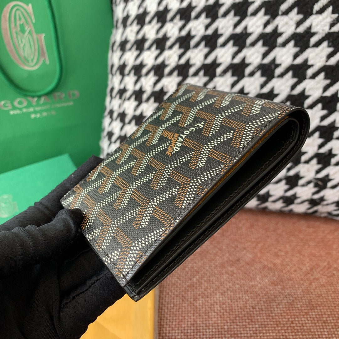 [TOP] Goyard Folding Wallet - Black