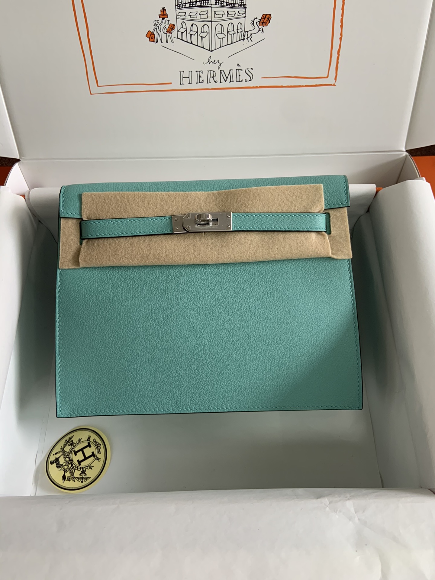 [Top] HERMES Kelly danse II  Calfskin 22cm - 20 Colors