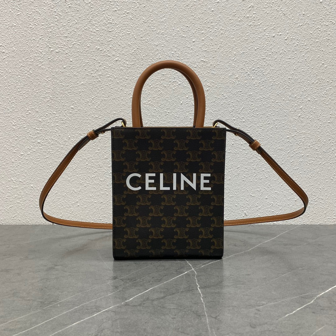 [TOP] CELINE Triomphe Tote Mini 17 x 20 x 6cm - Monogram