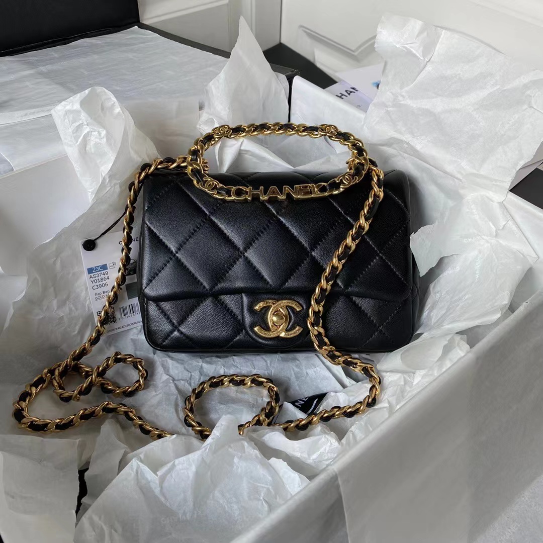 [TOP] CHANEL Classic CF Lambskin - Medium 20cm - GHW - 4 colours