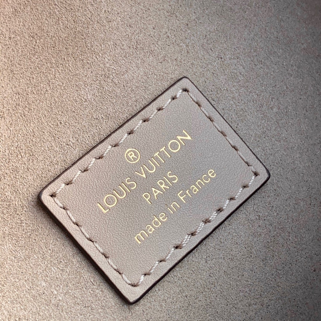 [TOP] Louis Vuitton LV  Monogram Noe MM  27x25x20cm - Tourterelle Creme