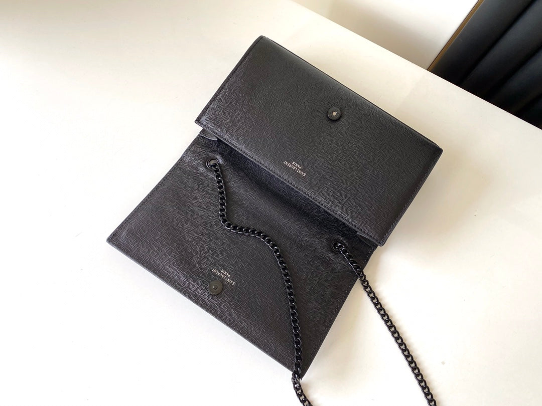 [TOP] Yves Saint Laurent YSL Classic Kate Monogram Medium Bag - All Black