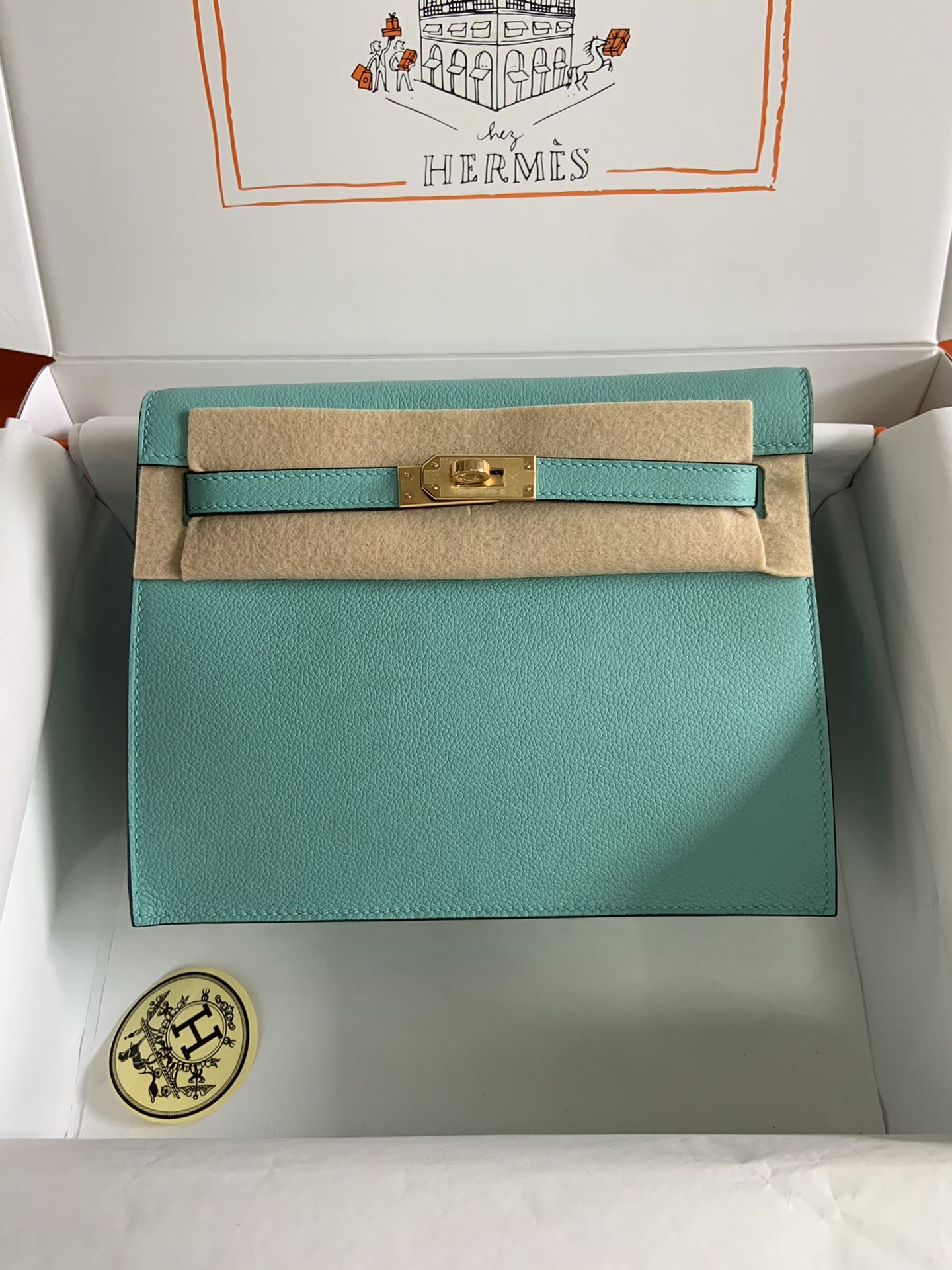 [Top] HERMES Kelly danse II  Calfskin 22cm - 20 Colors