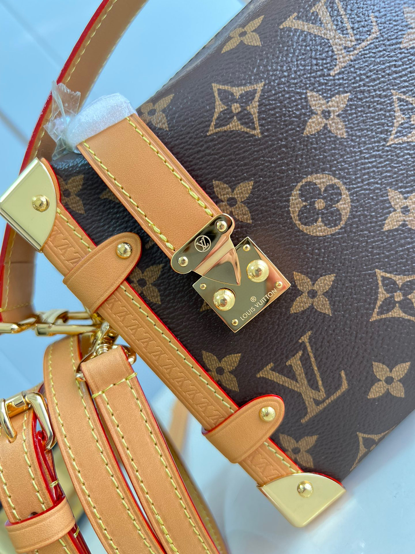 [TOP] Louis Vuitton LV Side Trunk Bag PM 23.5*8.5*16cm - Monogram