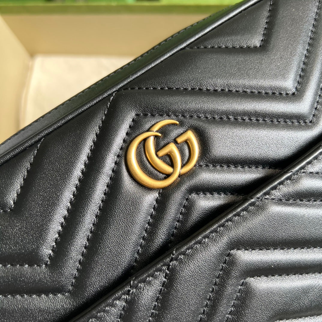 [TOP] GUCCI G*G Multi-use Mini Bag - Black/Pink/White