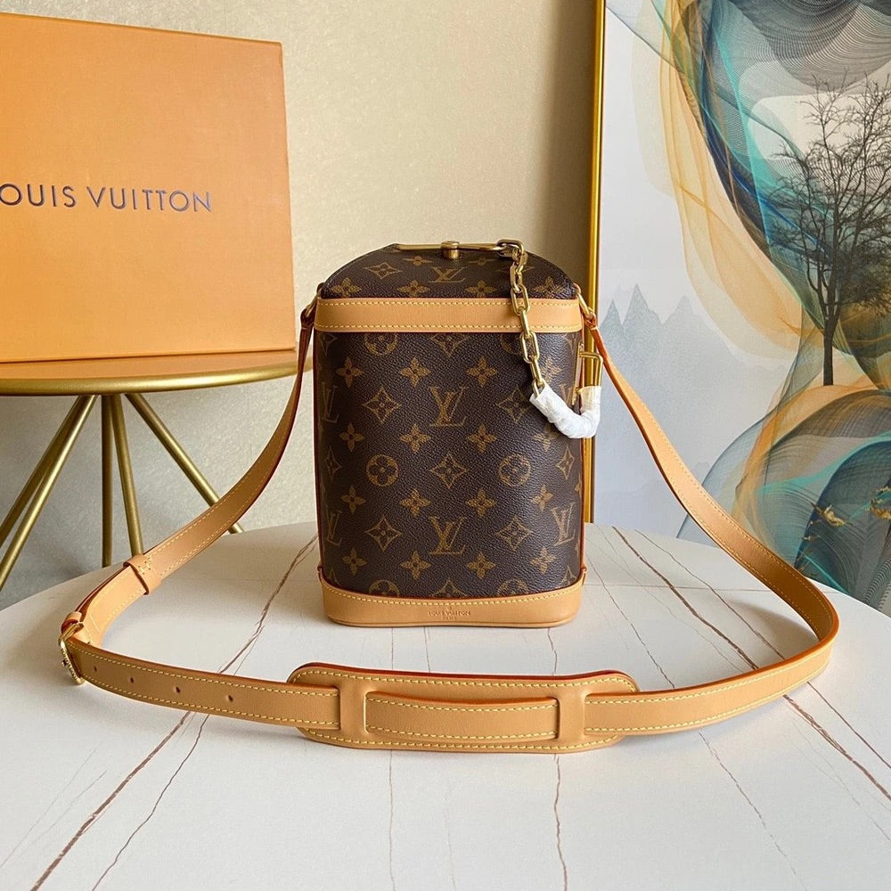 [TOP] Louis Vuitton LV  Legacy Milk Box Bag 16.5x21.5x11.5cm-Brown