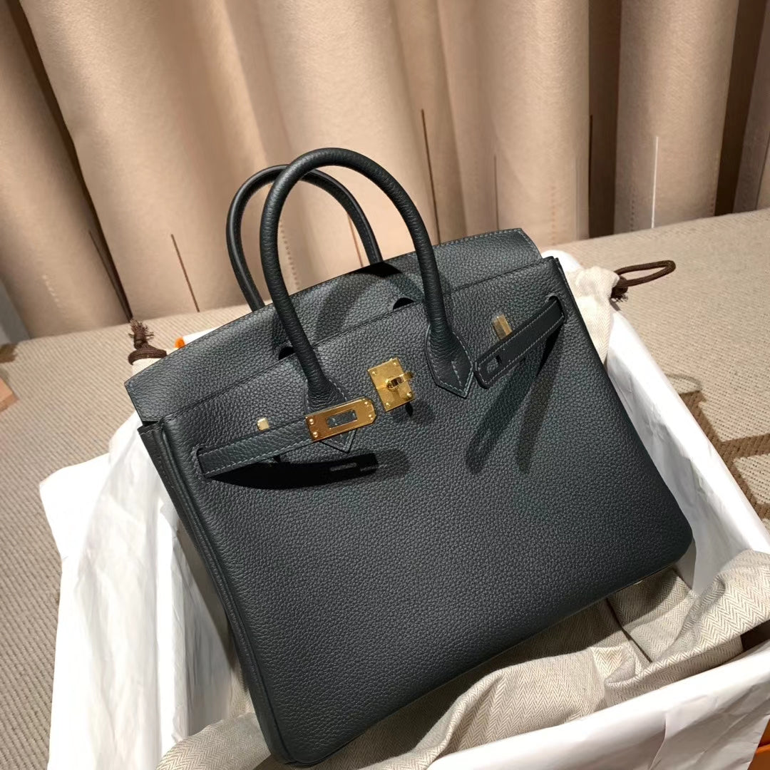 [TOP] HERMES Birkin Togo 30cm - Black & GHW