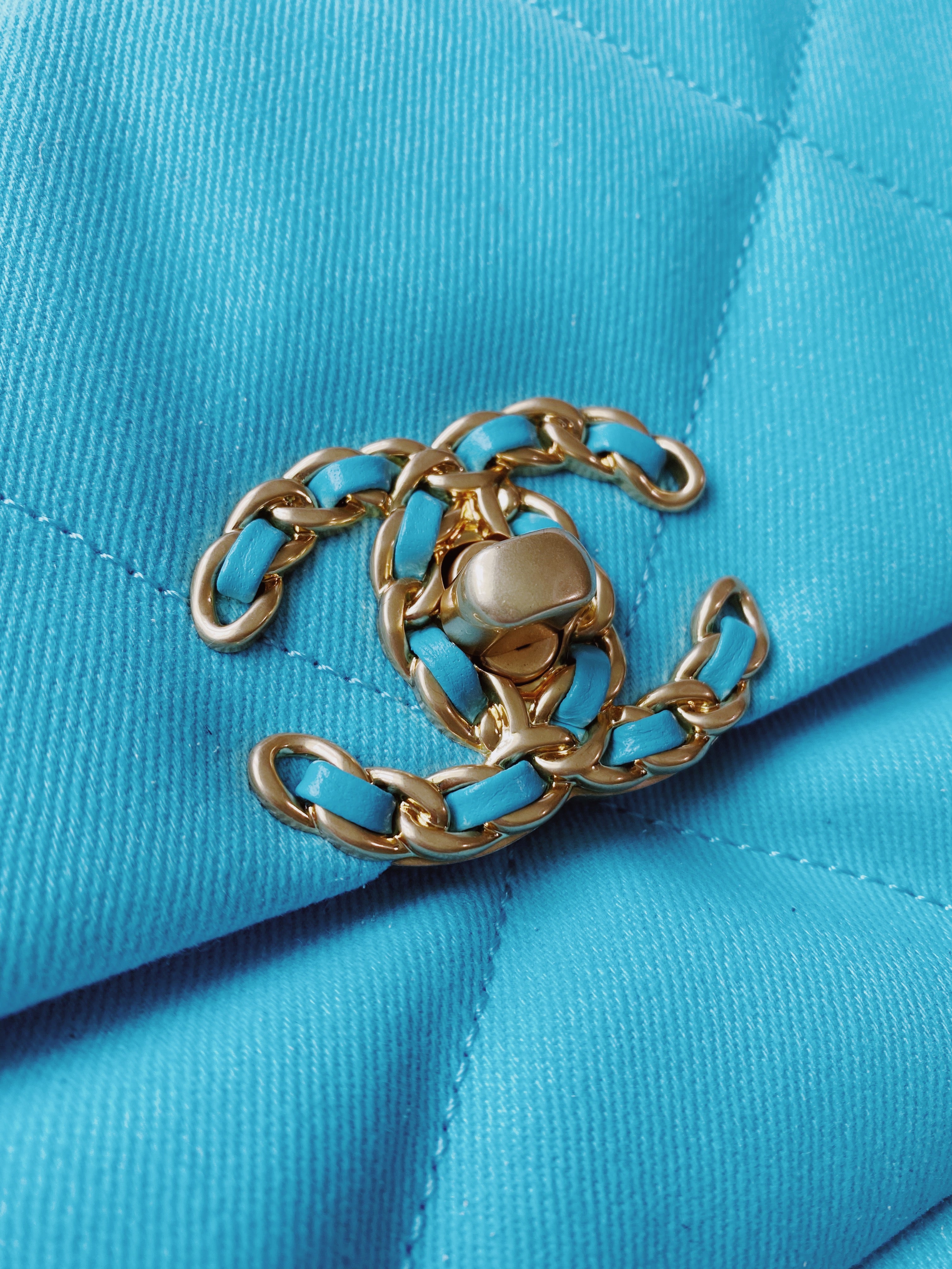 [TOP] CHANEL 19 Bag Small 26cm - Blue