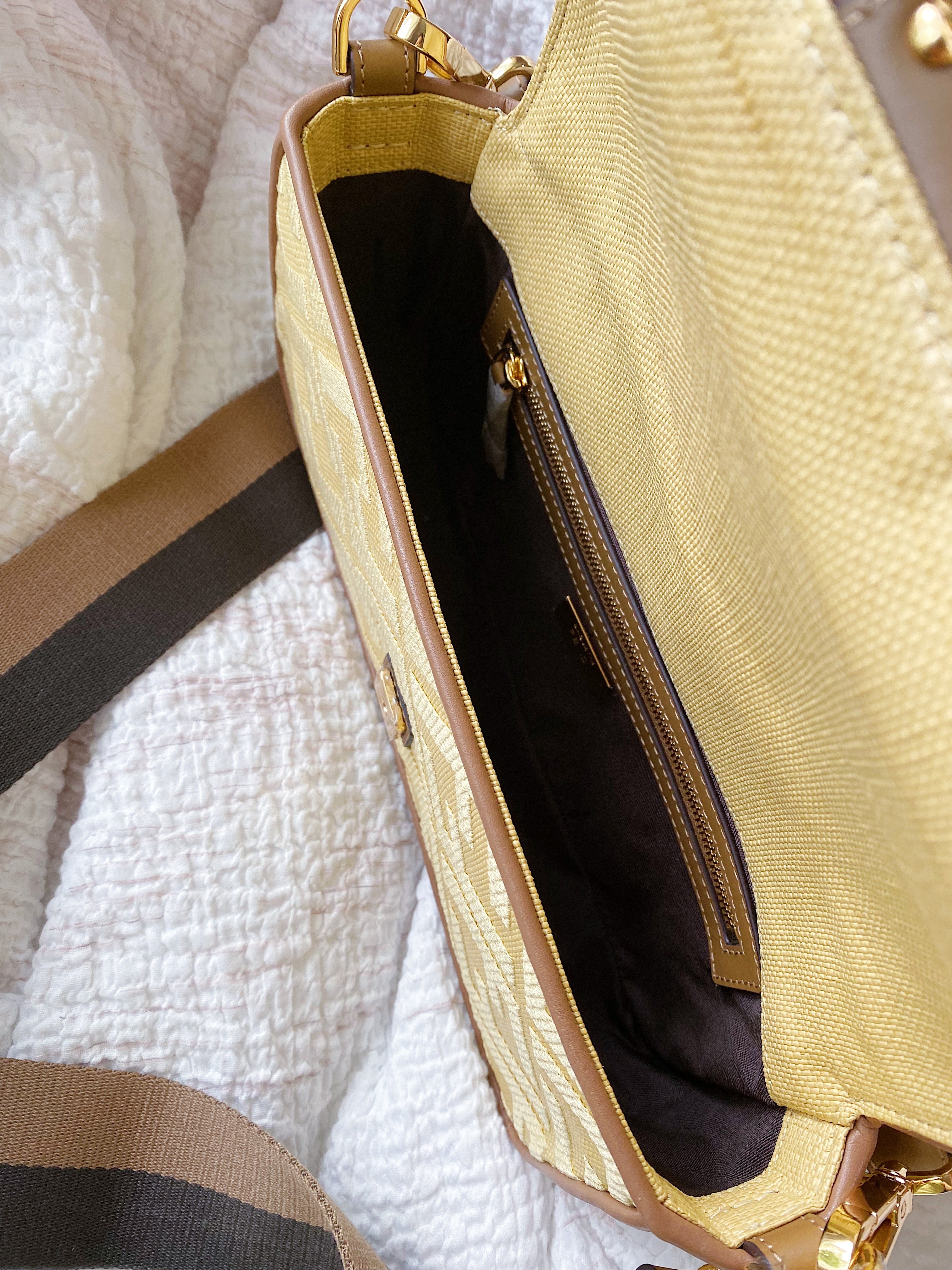 [TOP] FENDI FENDI Baguette Canvas Bag - Yellow