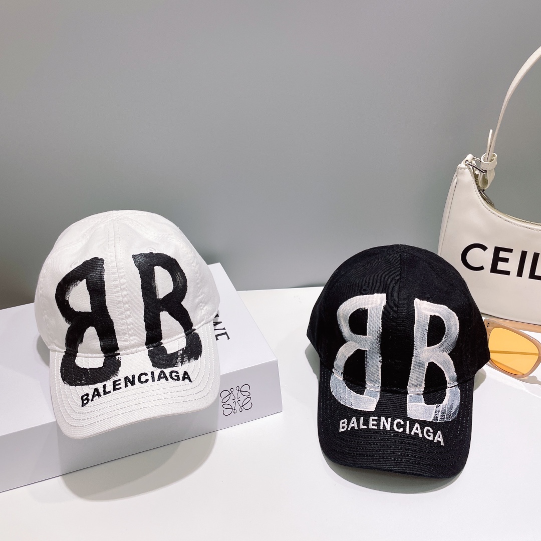 [TOP] BALENCIAGA Baseball Cap - 2 Color